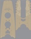 Pontos 35029WD1 IJN Yamato Wooden Deck set 1945 (1:350)