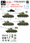 Star Decals 35-850 Tanks of the Byelorussian Front 1/35