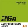 AK Interactive AK1585 DUAL EXO SCENERY SET 26 – 26A LIGHT VEGETATION & 26B DARK VEGETATION