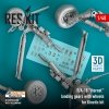 RESKIT RSU48-0210 F/A-18 HORNET LANDING GEARS WITH WHEELS FOR KINETIC KIT (RESIN & 3D PRINTED) 1/48