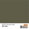 AK Interactive AK11222 SOOTY BLACK – INK 17ml