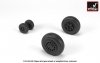 Armory Models AW32503 JAS-39 Gripen wheels w/ weighted tires, late 1/32