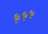 Eduard 648359 P-51D rear view mirrors AIRFIX 1/48
