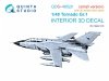 Quinta Studio QDS+48520 Tornado Gr.1 3D-Printed coloured Interior on decal paper (Italeri) (small version) (with 3D-printed resin parts) 1/48
