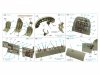 Quinta Studio QD48366 Ju 88A-4 3D-Printed & coloured Interior on decal paper (ICM) 1/48