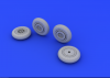 Eduard 672007 MiG-15 wheels 1/72 (EDUARD)