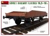 MiniArt 35303 Soviet Railway Flatbed 16,5-18t (1/35)