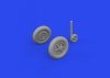 Eduard 672316 Bf 109F wheels PRINT EDUARD 1/72