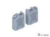 E.T. Model P72-003 US ARMY 20L WATER CANS SET ( 3D Print ) 1/72