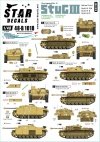 Star Decals 48-B1018 StuG III Italian Front. Sturmgeschutz III Ausf F/8, StuG III Ausf G and StuH 42 Ausf G 1/48