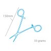 Modelcraft PCL5045 Straight Locking Forceps Jaws (Serrated) (150mm)