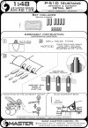 Master AM-48-139 P-51D Mustang Armament & Gunsight detail set (1:48)