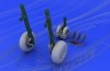 Eduard 648037 MiG-29 wheels 1/48 (Eduard, Academy)