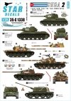 Star Decals 35-C1338 Tanks & AFVs in Cuba # 2. T-34-85, IS-2M, T-54A, T-55, T-62A, ZSU-57-2, BRDM-2 (9P122).1/35