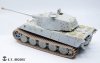 E.T. Model P35-069 WWII German KingTiger Single Workable Track (18 Teeth Late Type) ( 3D Printed ) 1/35