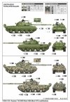 Trumpeter 01554 Russian T-62 BDD Mod.1984 (1:35)