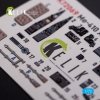 KELIK K72069 Messerschmitt Me410A-1 interior 3D decals for Airfix kit 1/72