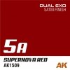AK Interactive AK1547 DUAL EXO SET 5 – 5A SUPERNOVA RED & 5B DIRTY RED