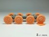E.T. Model P35-107 WWII German Sd.Kfz.234 Large Diameter Weighted Wheels Type.7 1/35