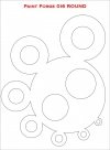 Paint Forge PFST016L STENCIL - ROUND