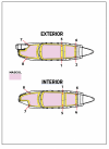 ASK M48001 Su-33 Flanker D double-sided painting mask for Minibase 1/48