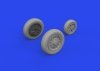 Eduard 648968 J-35 Draken wheels Type 2 HASEGAWA 1/48