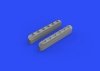 Eduard 648486 P-51D exhaust stacks w/ fairing EDUARD 1/48