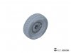 E.T. Model P35-115 Russian UAZ 3909 Military Van Sagged wheels For ZVEZDA 3644 1/35
