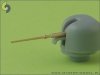 Master SM-350-035 OTO-Melara 76 mm/62 (3) gun barrels (2pcs)
