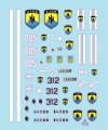 Star Decals 72-A1112 War in Ukraine #1 AZOV-Batalion 2014-2022. BRDM-2, UAZ-469, UAZ-452 Buhanka and MT-LB with ZSU-23 gun 1/72
