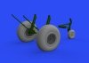 Eduard 6481020 B-17F wheels diamond tread EDUARD 1/48