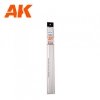 AK Interactive AK6553 HALF CANE 3.00 X 350MM – STYRENE HALF CANE – (3 UNITS)