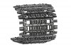 Trumpeter 02049 E-100 Track links (Workable) for German E-100 (1:35)