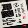 KELIK K48060 F-16E DESERT VIPERS BLOCK 60 INTERIOR 3D DECALS FOR KINETIC KIT 1/48