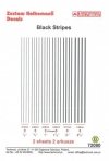 Techmod 72080 Black Stripes 1/72