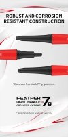 DSPIAE PT-FB Phoenix Plume Interchangeable Fine Detailing Brush Handle / Phoenix Plume Wymienny uchwyt pędzla do precyzyjnych detali