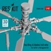 RESKIT RSU48-0360 Sea King (6 blades) tail rotor for Airfix & Hasegawa kit (3D printed) 1/48