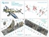 Quinta Studio QD32090 Ju 87B-2/R-2 3D-Printed & coloured Interior on decal paper ( Trumpeter ) 1/32