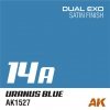 AK Interactive AK1558 DUAL EXO SET 14 – 14A URANUS BLUE & 14B COBALT BLUE