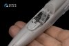 Quinta Studio QD48064 Mitsubishi F-1 3D-Printed & coloured Interior on decal paper (Hasegawa) 1/48