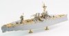 Pontos 35023FN USS BB-34 New York 1944 Detail-up set (w/Teak Tone Deck, Barrels, Resin,PE)