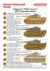 Techmod 72806 - Pz.Kpfw.VI Tiger Ausf.E (Mid Production Model) (1:72)