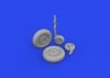 Eduard 648914 Bf 109K-4 wheels EDUARD 1/48
