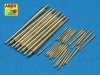 Aber 1:700L-31 Set of Barrels for Bismarck class battleships 380mm x 8; 150mm x 12; 105mm x 16 1/700