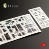 KELIK K48063 F-14D TOMCAT INTERIOR 3D DECALS FOR TAMIYA KIT 1/48