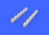 Eduard 648281 MC.202 exhaust stacks EDUARD, HASEGAWA 1/48