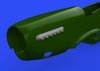Eduard 648486 P-51D exhaust stacks w/ fairing EDUARD 1/48