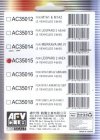 AFV Club AC35015 Sticker for simulating Anti reflection coating lens For Leopard 2 A6EX (1:35)