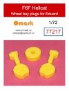 Omask 77217 F6F Hellcat wheel bay plugs (for Eduard) 1/72