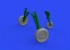 Eduard 648833 F-16C wheels late KINETIC MODEL 1/48